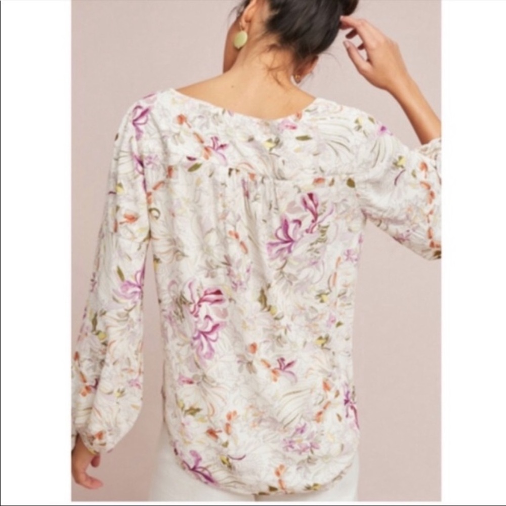 Anthropologie Maeve Pernille Floral Blouse NWT - Picture 3 of 10